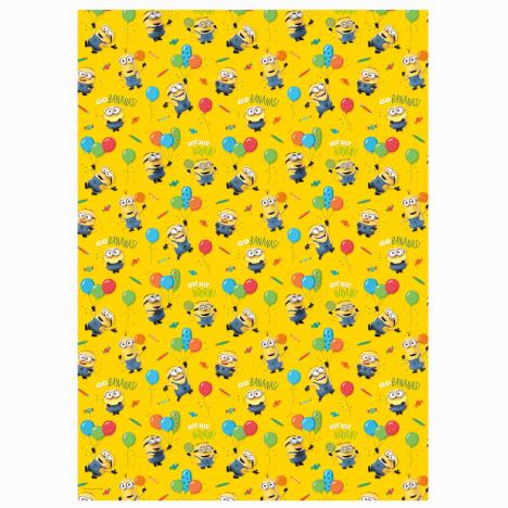 Minions 2m Roll Wrap £1.49